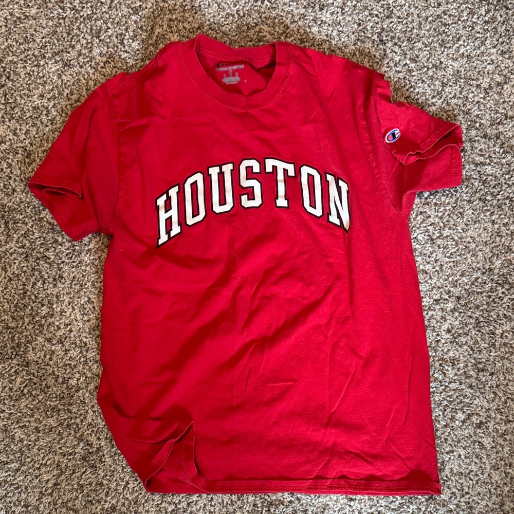 Champion Red University of Houston Graphic Tee